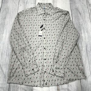 NWT Johnnie O Button Ruskin Featherweight‎ Shirt XL Surf Skate Golf Mens $168